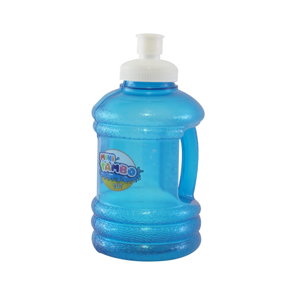 Botella plástica 18 oz azul
