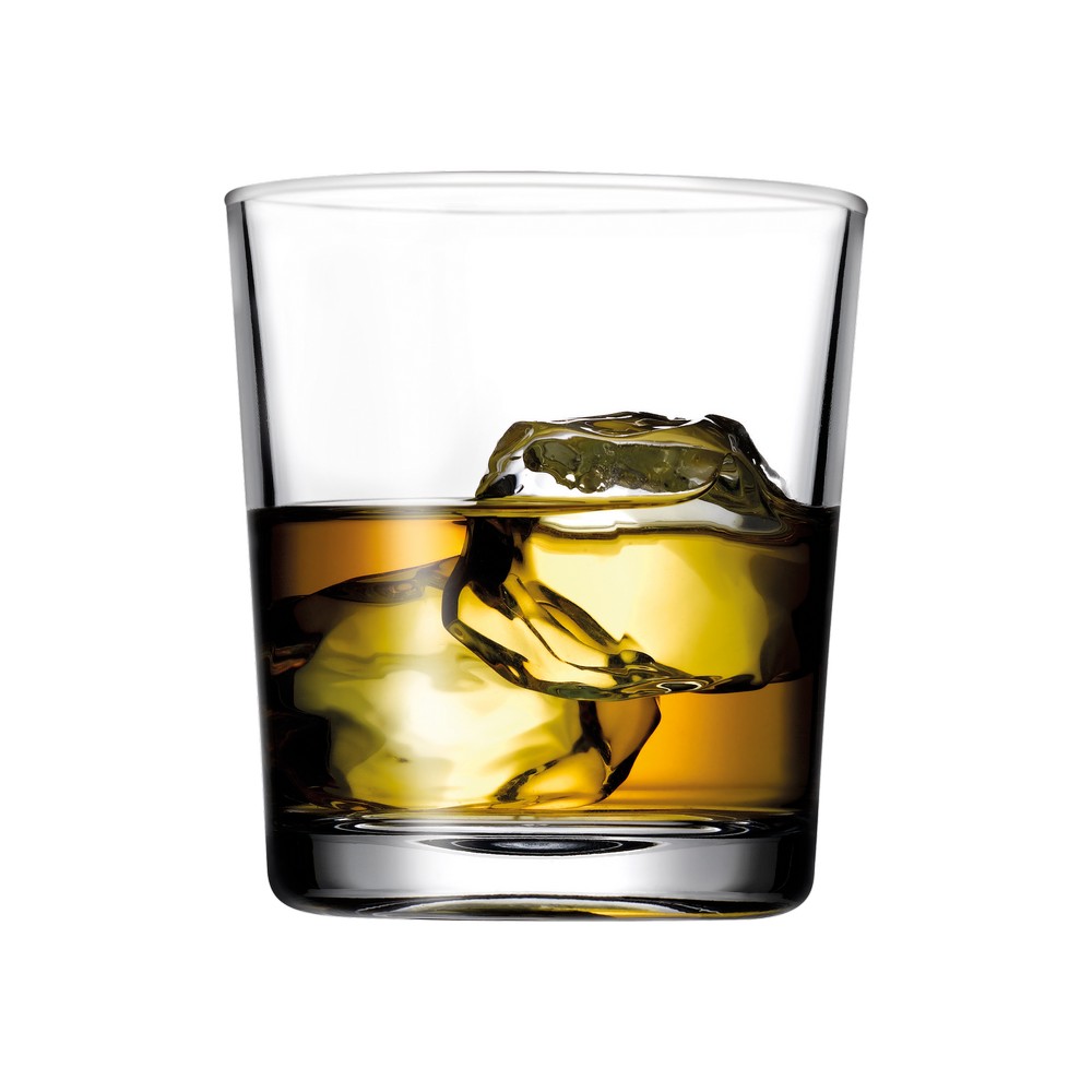 VASO DE VIDRIO DE WHISKY 8.5OZ