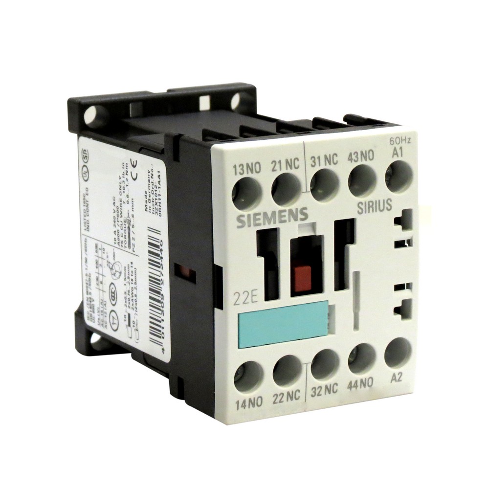 Contactor auxiliar 2no+2nc 120vac s00 3rh21221ak60