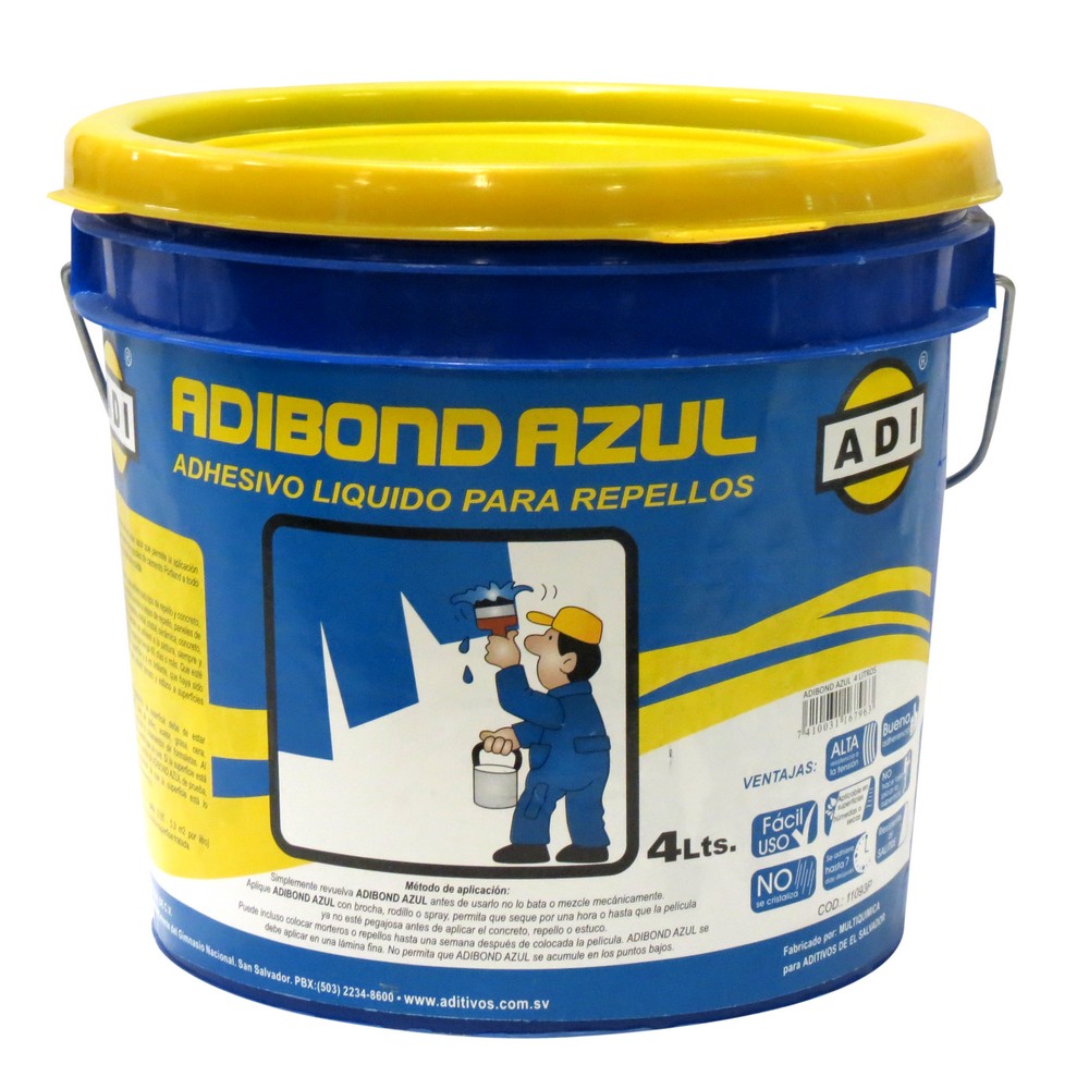 Adhesivo para repello adi bond azul 1 gal (3.78 l)