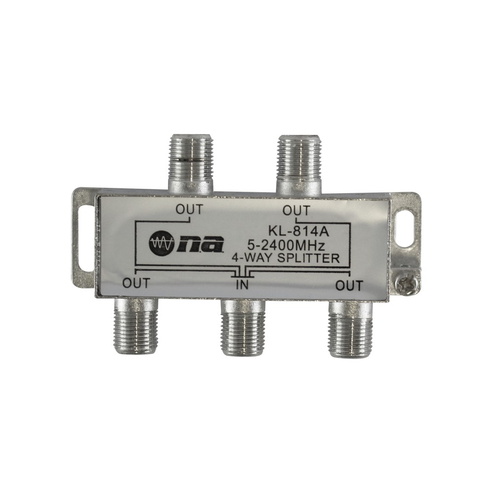 Spliter para cable coaxial 4 vias Conectores coaxiales