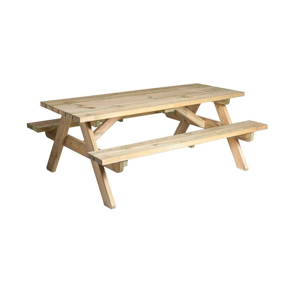 Mesa de madera picnic 8 pies