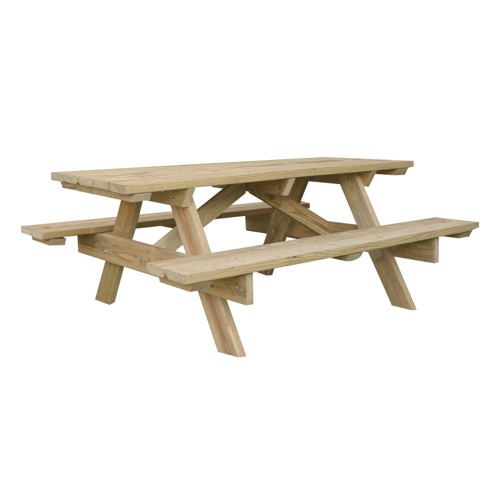 Mesa de madera picnic 6 pies