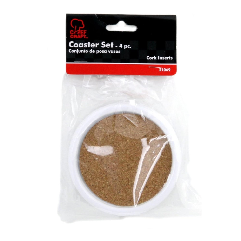 Portavaso plastico blanco 4 pzas