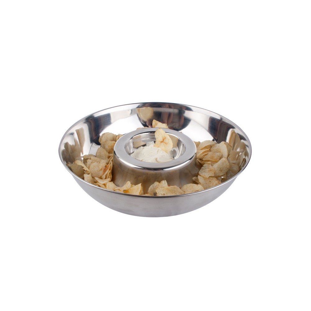 PLATO PARA BOQUITAS ACERO INOXIDABLE 28CM BB-13032