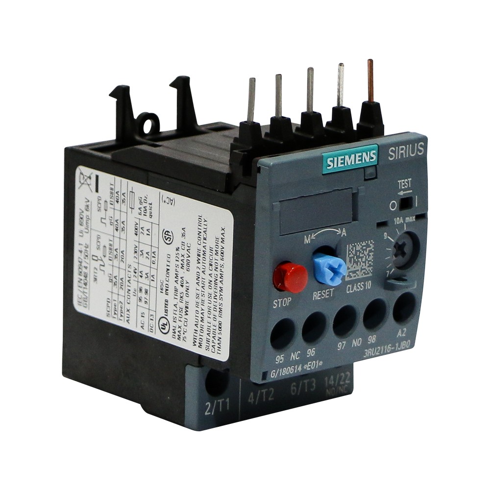 Relé de sobrecarga 7.10a s00 3ru2116-1jb0