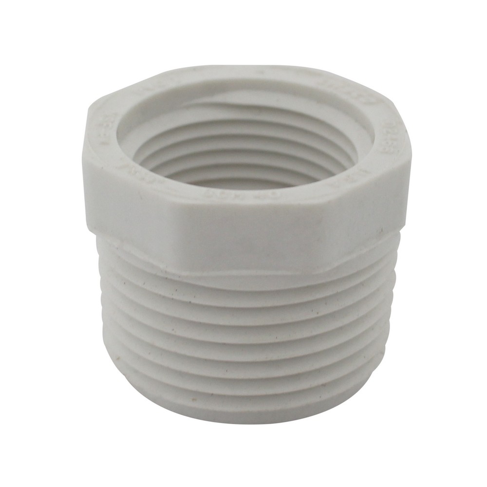 Bushing pvc con rosca de 1 a 3/4 pulg (25.40 mm x 19.05 mm)