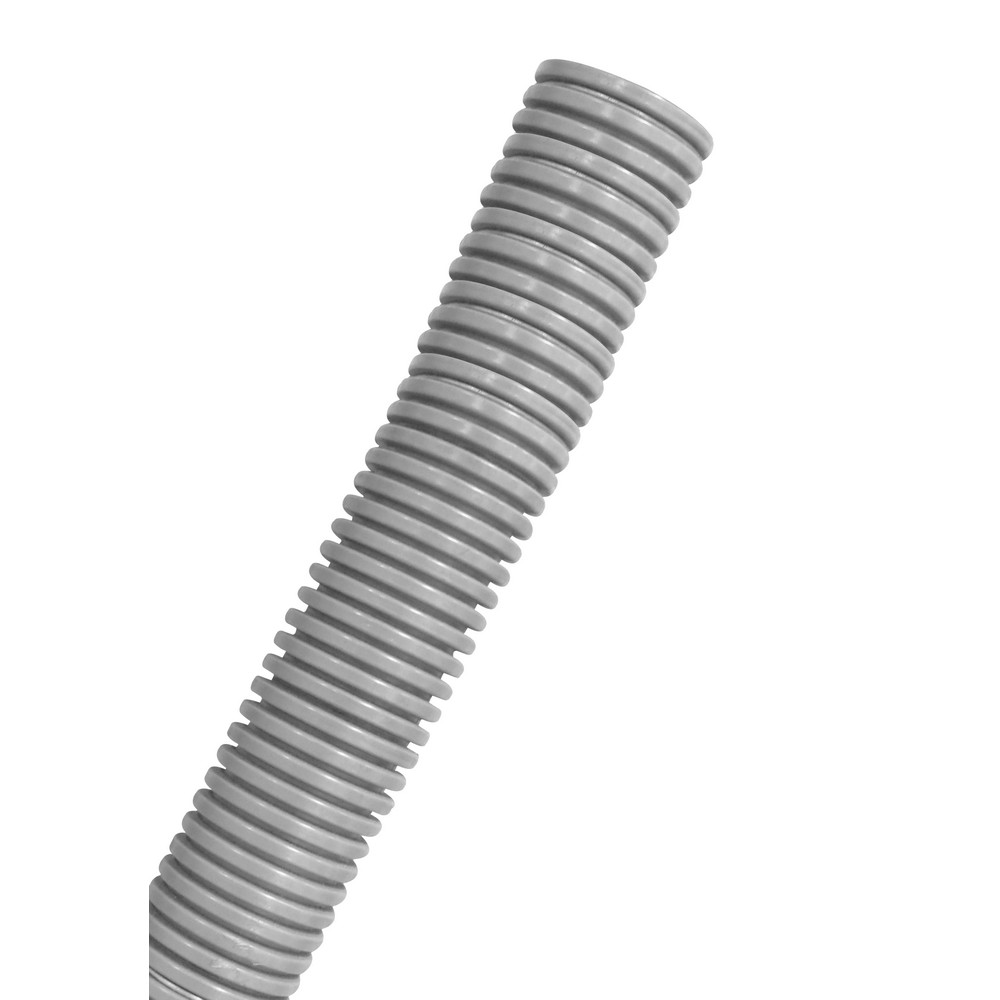 Tubo conduit flexible 1/2 pulg (12.70 mm) gris con guía