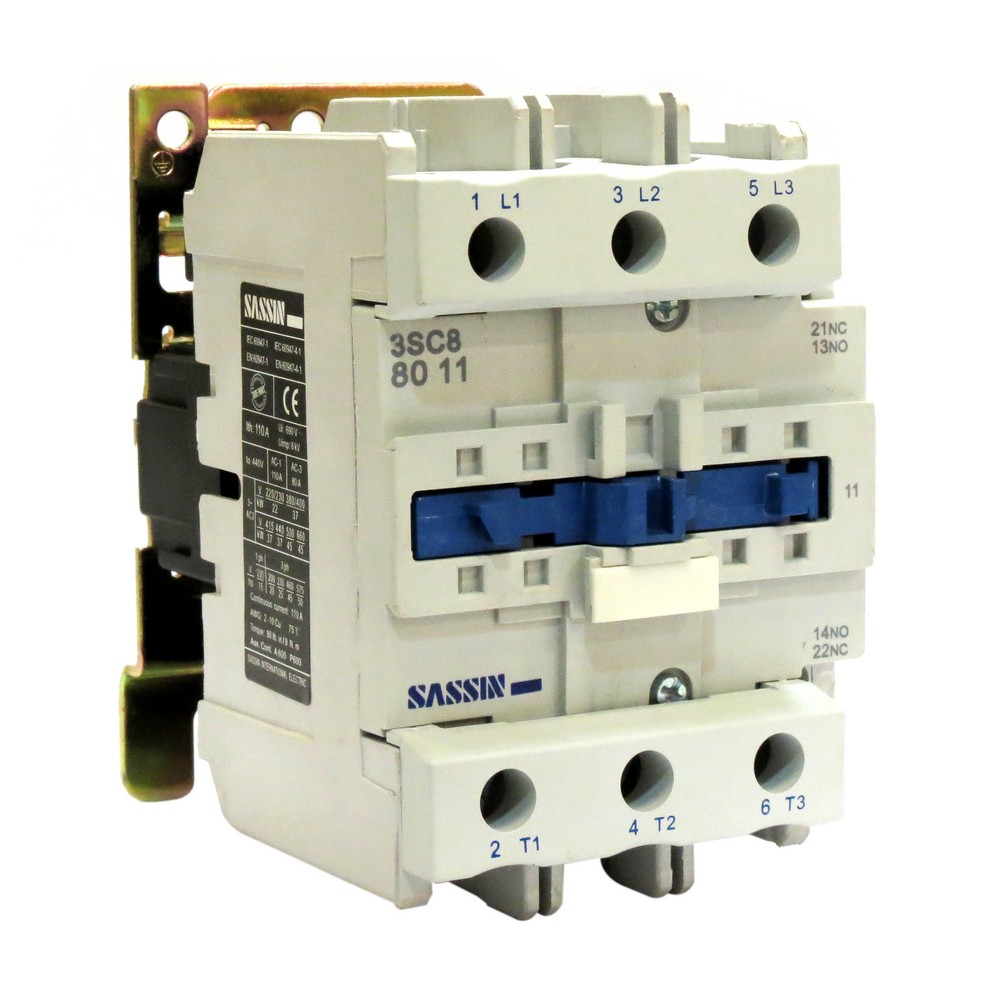 Contactor 1 abierto+1 cerrado 80 amp 110 vac onesto 82201