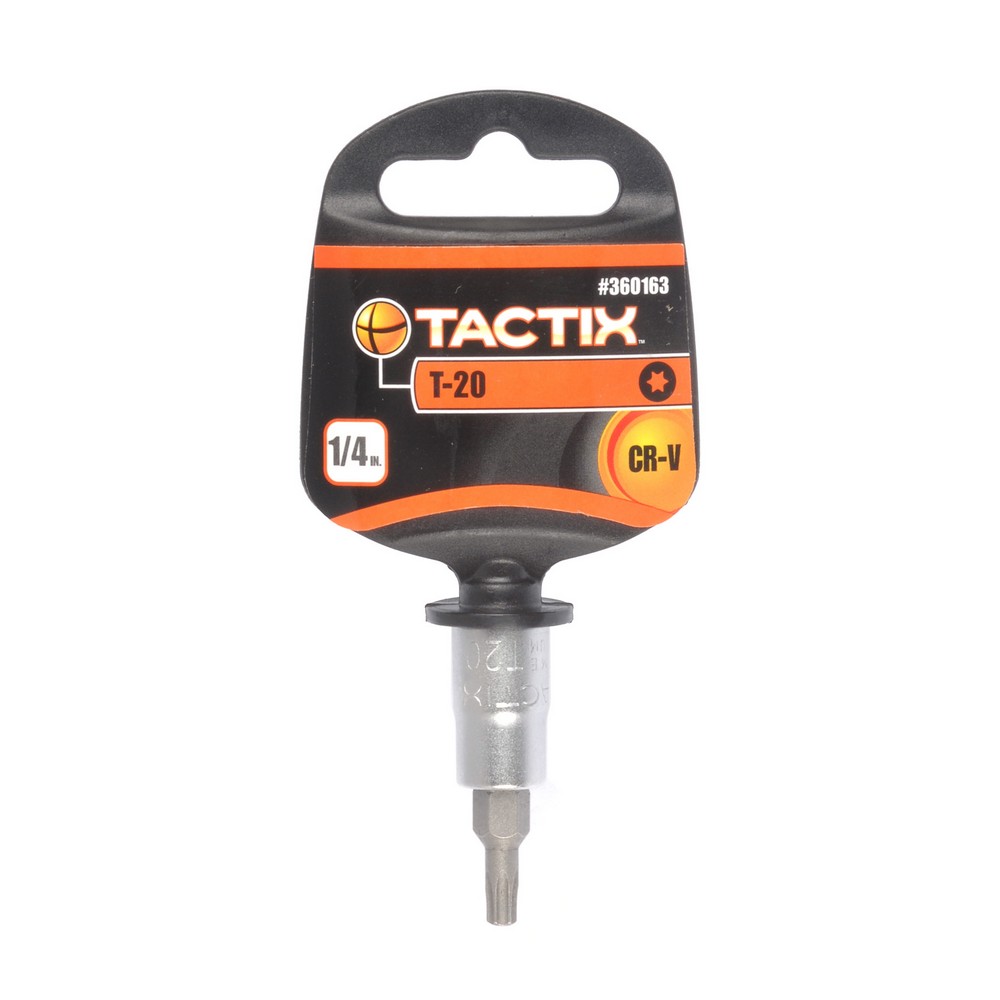 Dado con punta torx mando de 1/4 in x t-20