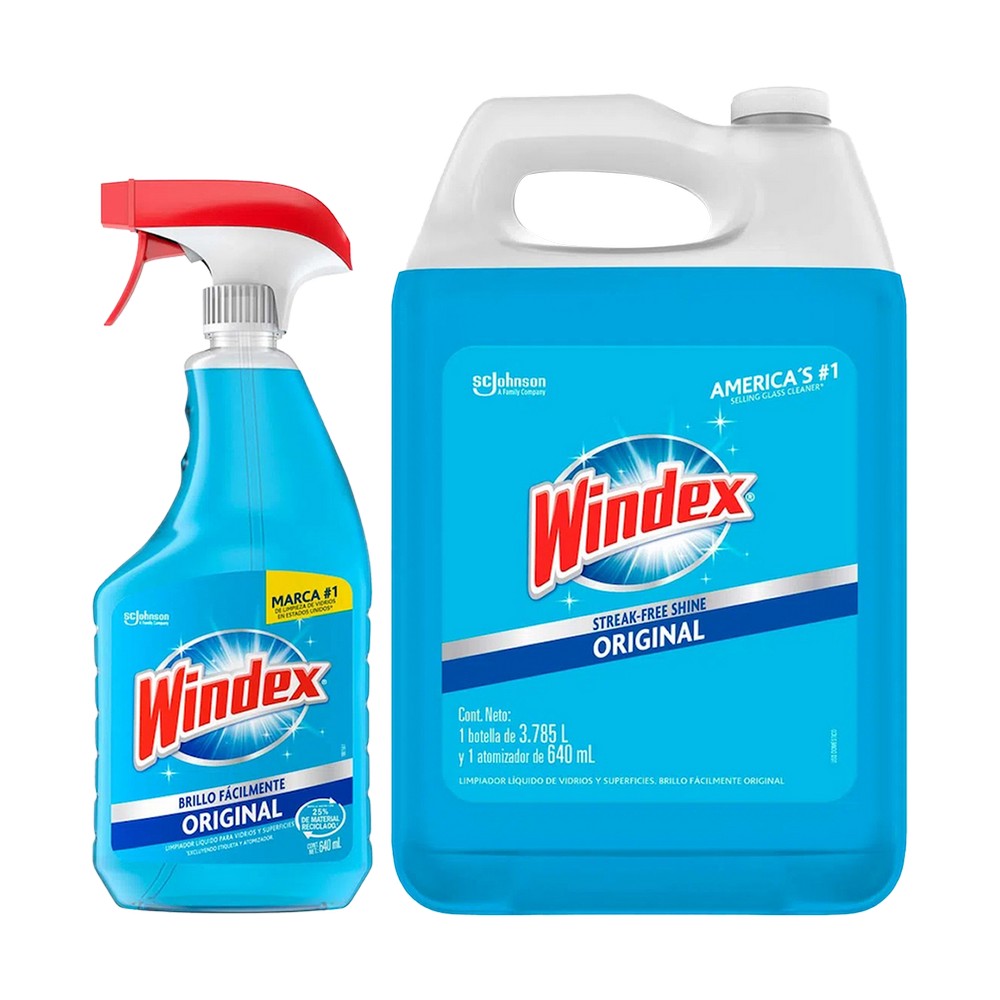 Windex – Toallitas limpiadoras para vidrios, ventanas y toallitas