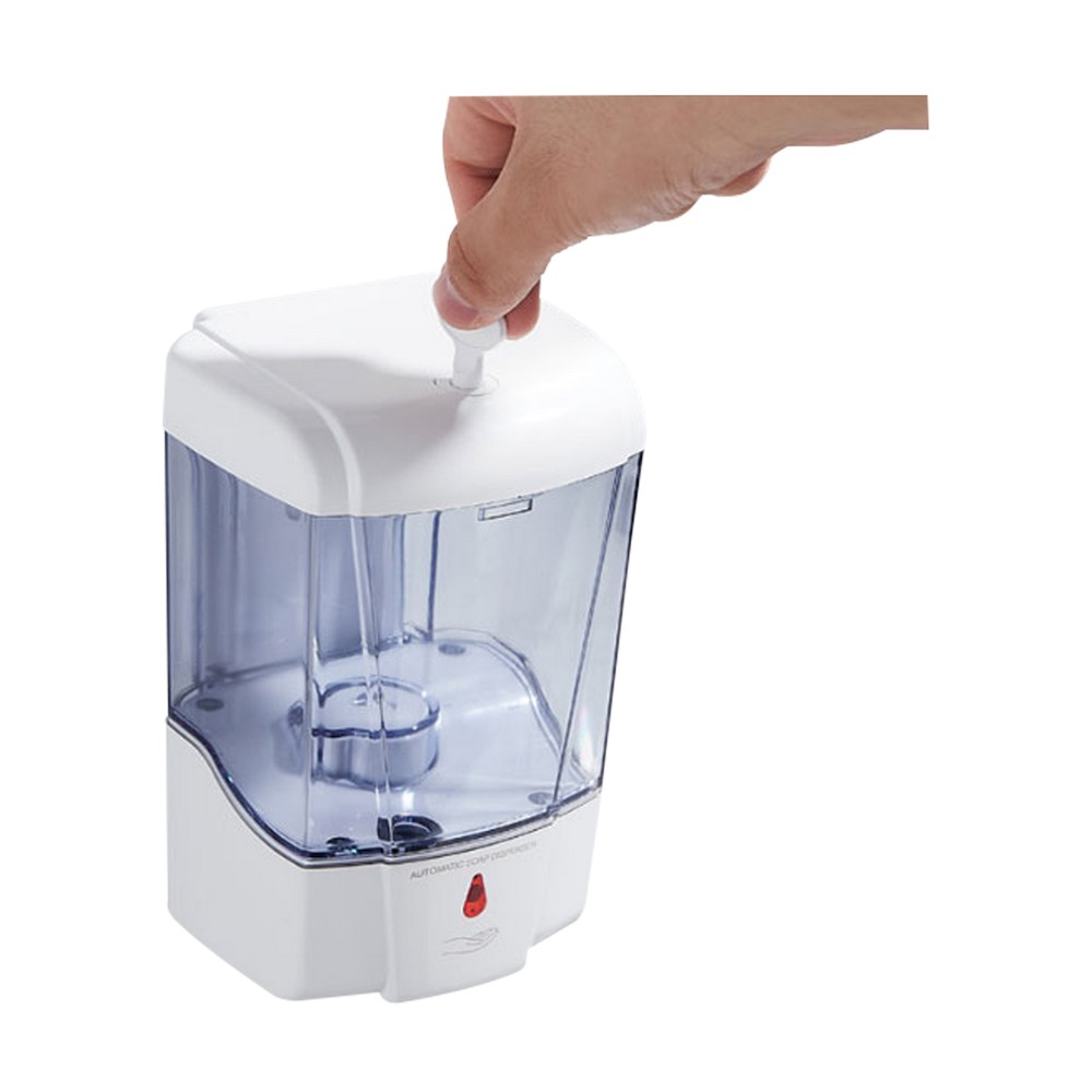 Dispensador de jabón líquido, dispensador automático de espuma de jabón de  bajo ruido, ángulo de boquilla de 10 ° para baño y cocina