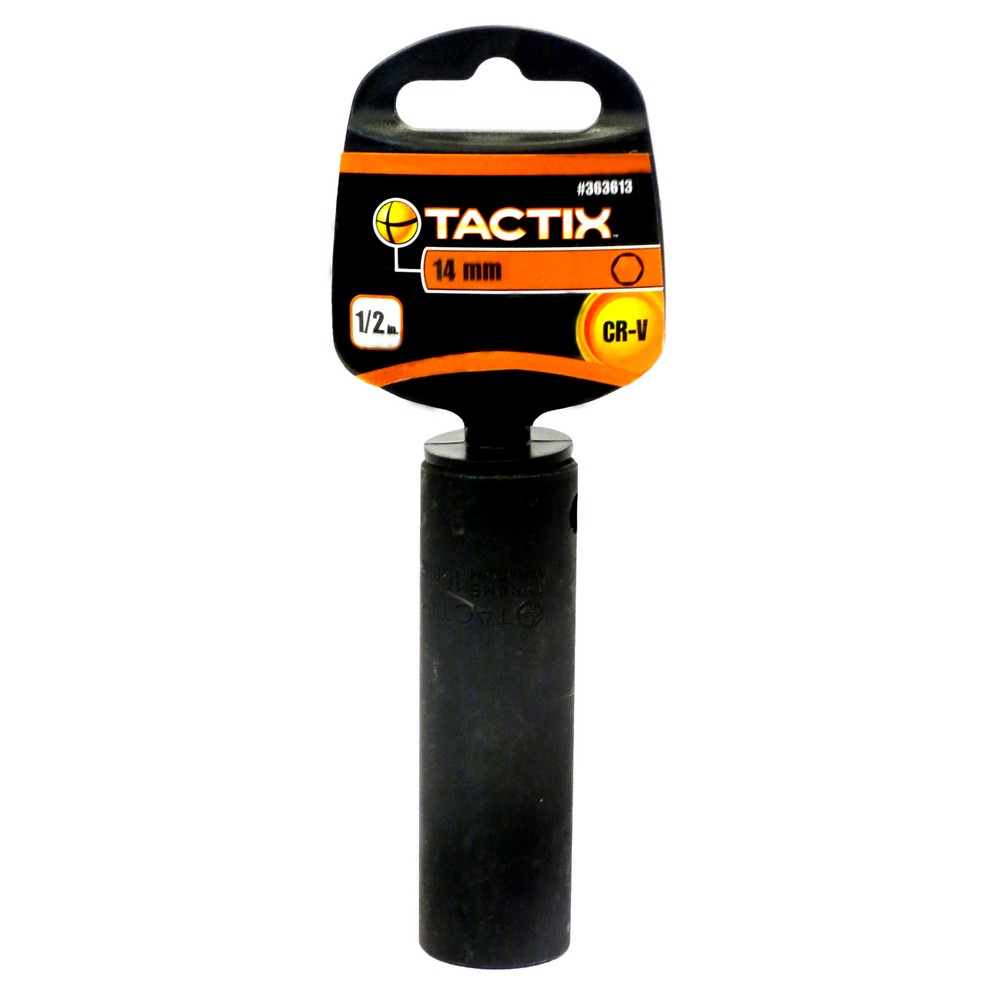 Dado de impacto 6 pts mando de 1/2 x 14 mm tactix 363613