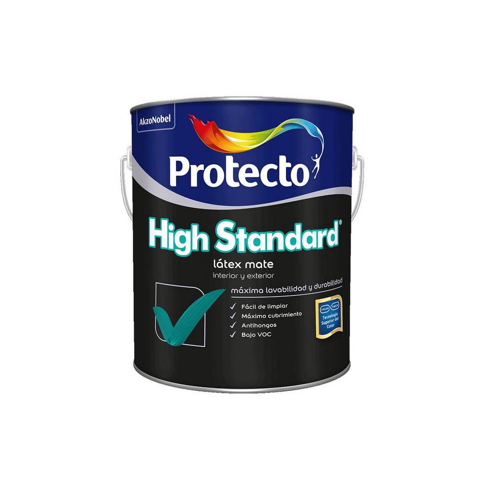 Pintura high standard latex negro gal 1341-1