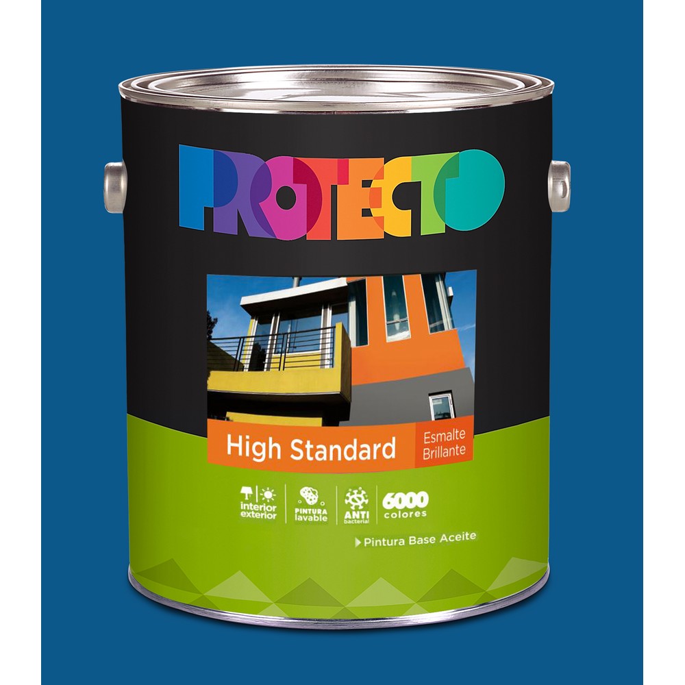 Pintura high standard esmalte brillante azul rey