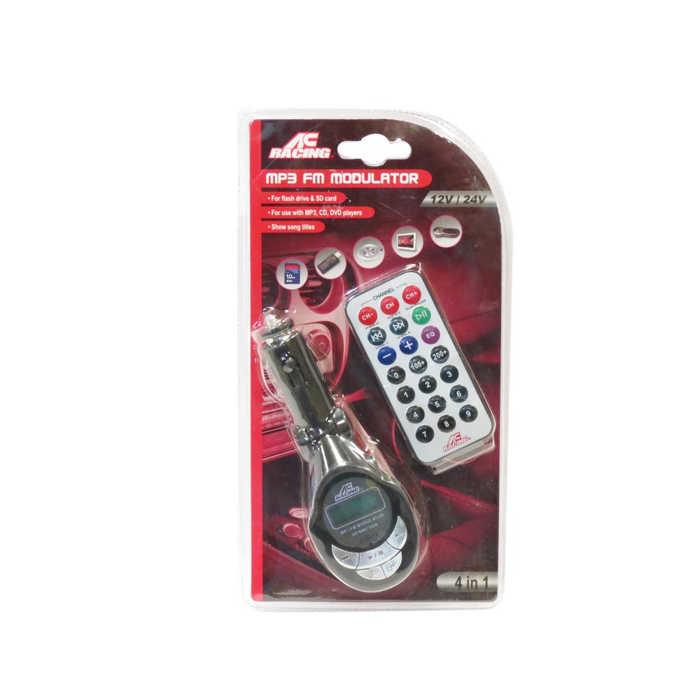 Transmisor fm para vehiculo usb/micro sd xp09a