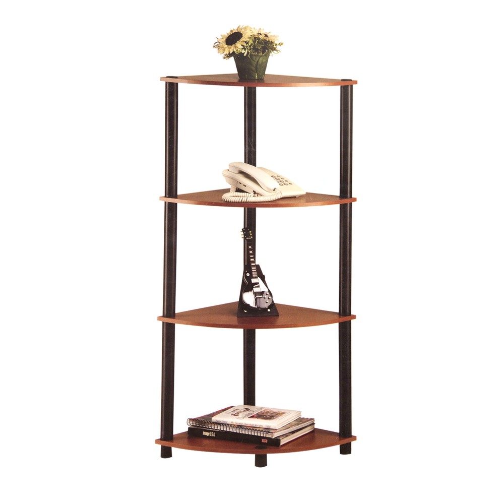 Mueble librera 4 estantes esquinera