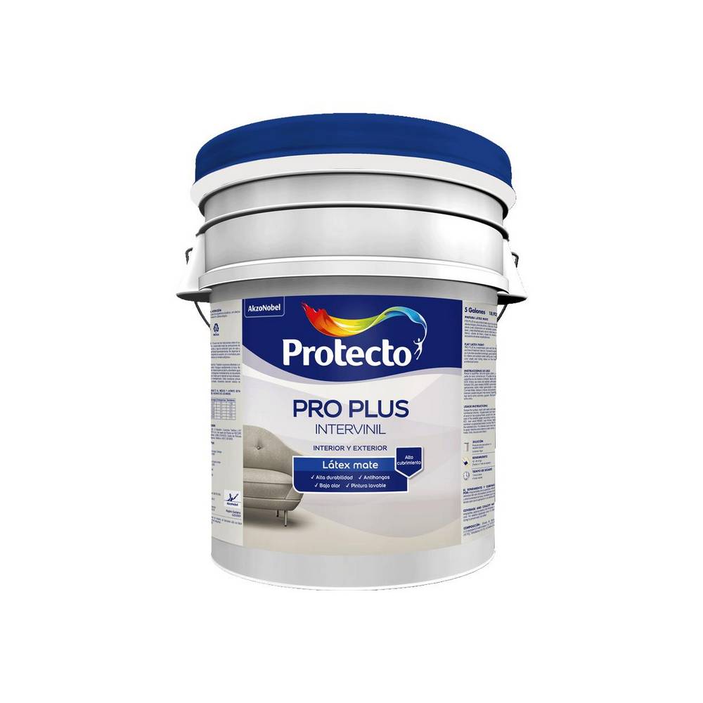 Base pro plus latex mate intermedia cubeta 600-5