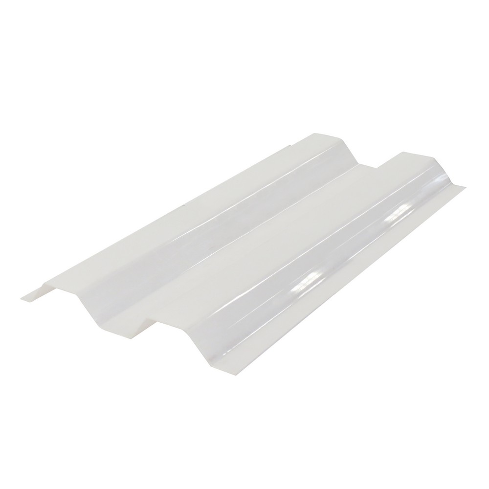 Lámina de policarbonato canal greca 3.04 m lechosa