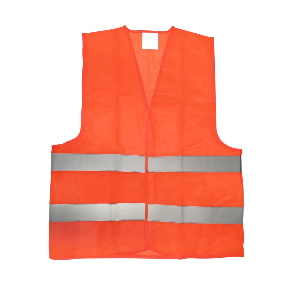 Chaleco Reflectivo De Seguridad Color Naranja (Talla L)– Carbone Store CR