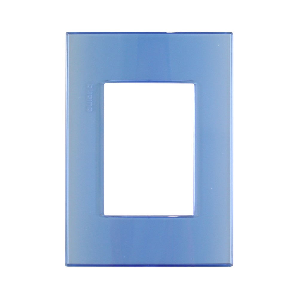 Placa rectangular light azul light legrand lna4803ad