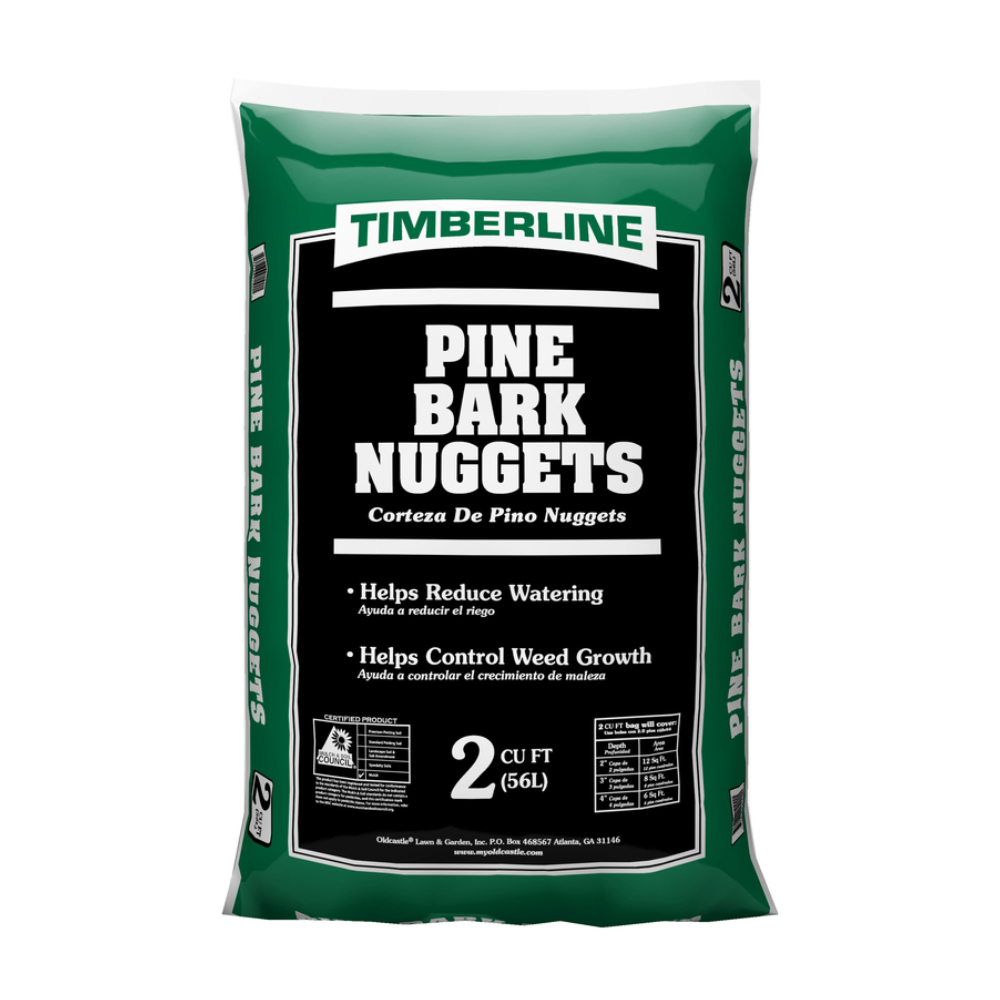 Mulch tipo nuggest de pino natural
