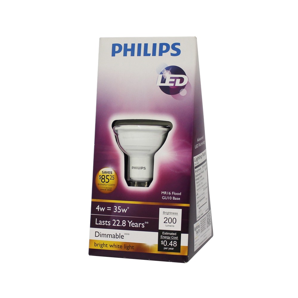 REFLECTOR LED GU10 DE 4 WATTS DIMMABLE