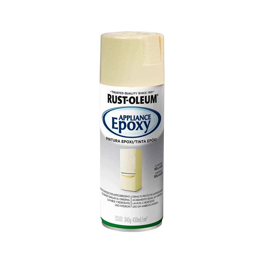 Pintura epoxica en spray almendra brillante appliance epoxy 340 g (12 oz)