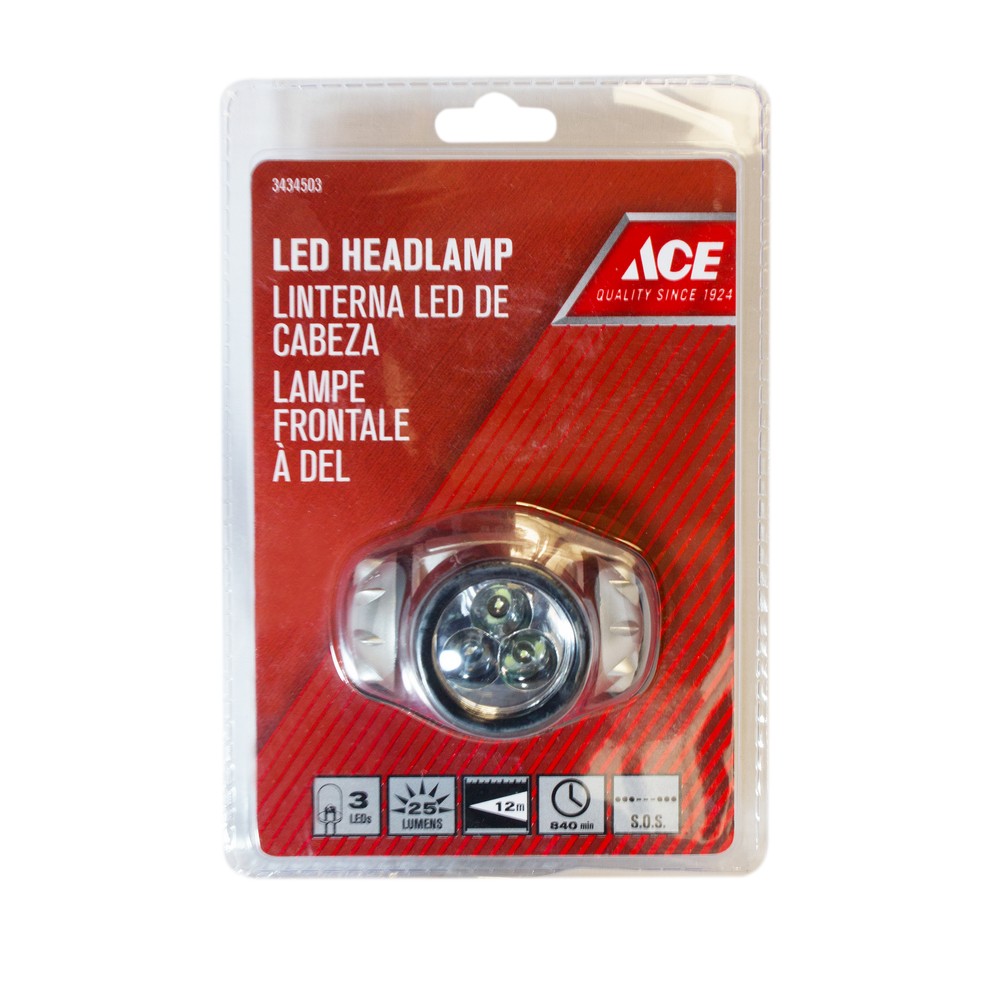 Lampara de cabeza led 3 baterias aaa