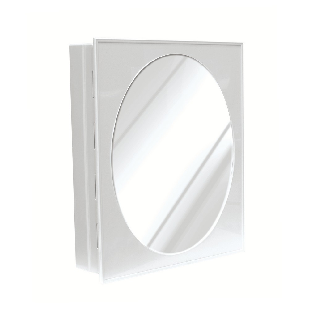 Gabinete para baño con espejo 37x46 cm blanco - Gabinetes de pared