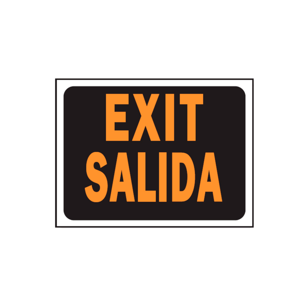 Rotulo exit 20x30 cm