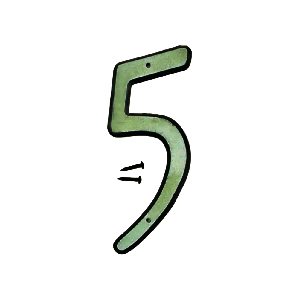 Numero 5 4 pulg reflectivo