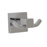 PERCHA DOBLE CROMADA