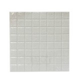 Cerámica de piso 20x20 cm mosaico blanco
