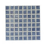 Cerámica de piso 20x20 cm mosaico azul