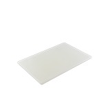 Tabla para picar plastica blanca 12 x 18 cm