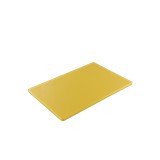 Tabla para picar plastica amarilla 12 x 18 cm