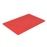 Tabla para picar plastica roja 12 x 18 cm