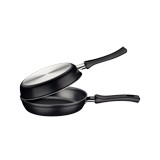 Sarten 20 cm aluminio omelet negra