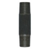 Niple de hierro negro de 1/2x3 pulg (12.70 mm x 7.62 cm)