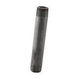 Niple de hierro negro de 3/4x6 pulg (19.05 mm x 15.24 cm)
