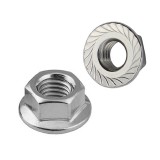 Tuerca hexagonal 8mm paso 1.25 zincada flangeada