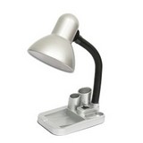 Lámpara de escritorio gris 1 luz