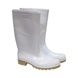 Bota de hule industrial blanca dinosaurio alta t43