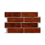 Cerámica de pared 29 x 49.5 cm rodas terracota