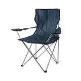 Silla plegable azul