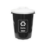 Basurero plastico para reciclar papel 71 l