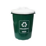 Basurero plastico para reciclar organicos 71 l