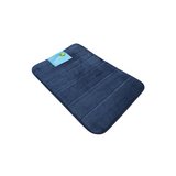 Alfombra para baño 40x60cm azul memory foam