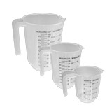 SET TAZAS MEDIDORAS PLASTICAS 3 PZAS
